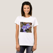 Wildblumen Vögel-Foot Violet III Geschenke und Bek T-Shirt (Vorne ganz)