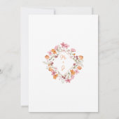 Wildblumen von Boho Einladung (Rückseite)