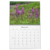 Wildblumen von Butte mit Haube Kalender (Mär 2027)