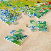 Wildblumen von Cliff Impressionist Coastline Puzzle (Seite)