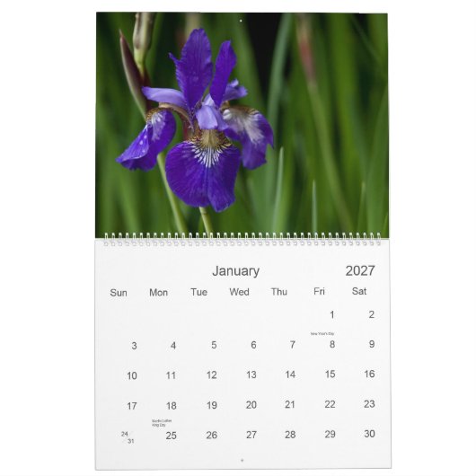 Wildblumen von Kalender Europas 2010 (Jan 2027)