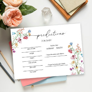 Wildblumen Vorhersagespiel