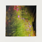 Wildblumen Wandteppich (Vorderseite (Horizontal))