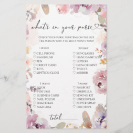 Wildblumen, was in Ihrem Geldbörsenspiel ist