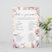 Wildblumen, was in Ihrem Geldbörsenspiel ist (Stehend Vorderseite)