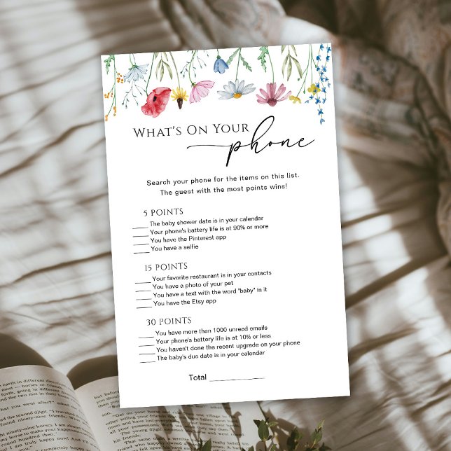 Wildblumen Was ist auf Ihrem Handy Baby Game? (Von Creator hochgeladen)