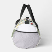 Wildblumen-Wasserfarbe Botanischer Name Duffle Bag (Rechts)