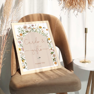 Wildblumen Wasserfarbe Moderne Karten und Geschenk Poster