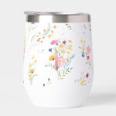 Wildblumen-Wasserfarben-Blumenmuster (Rechts)