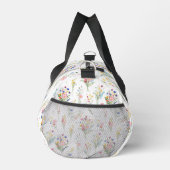 Wildblumen-Wasserfarben-Blumenmuster Duffle Bag (Rechts)