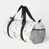 Wildblumen-Wasserfarben-Blumenmuster Duffle Bag (Rechte Ecke)