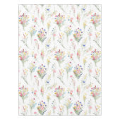 Wildblumen-Wasserfarben-Blumenmuster Tischdecke (Vorderseite)