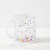 Wildblumen Wasserfarbene Christliche Verse Mattglastasse (Links)