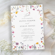 Wildblumen-Watercolor-Eleganz-Chic-Hochzeit