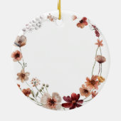 Wildblumen Weihnachtsschmuck für Eltern (Hinten)