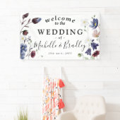 Wildblumen "Welcome to" Chic Boho Wedding Banner (Insitu)
