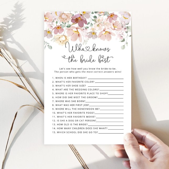 Wildblumen Wer das beste Brautspiel kennt (Von Creator hochgeladen)