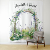 Wildblumen-Whimsey-Hintergrund Wandteppich (Beispiel)