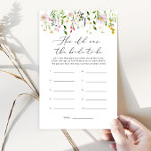 Wildblumen Wie alt war die Braut, um zu spielen