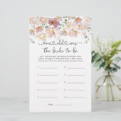 Wildblumen Wie alt war die Braut, um zu spielen (Stehend Vorderseite)