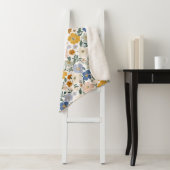 Wildblumen-Wiese Boho-Muster Sherpadecke (Beispiel)