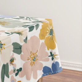 Wildblumen-Wiese Boho-Muster Tischdecke