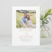 Wildblumen Wiese Elegantes romantisches Hochzeitss Einladung (Stehend Vorderseite)