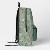 Wildblumen-Wiese-Grüner Rucksack (Links)