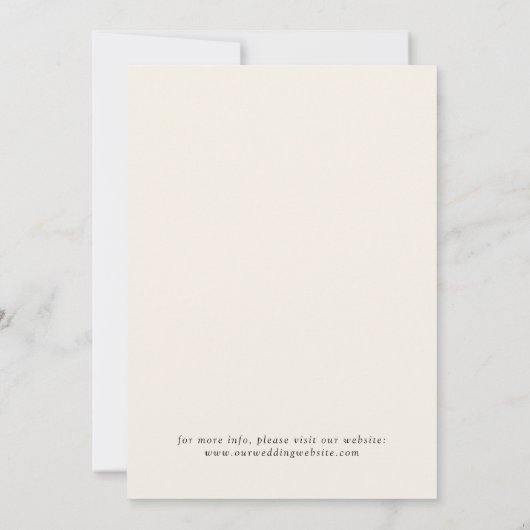 Wildblumen-Wiese Save The Date (Rückseite)