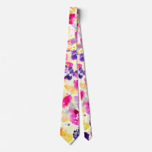 Wildblumen-Wiese Shabby-Blumen Krawatte
