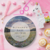 Wildblumen-Wiesen-Baby-Party Pappteller (Party)