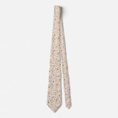 Wildblumen-Wiesen-Boho-Muster Krawatte (Vorderseite)