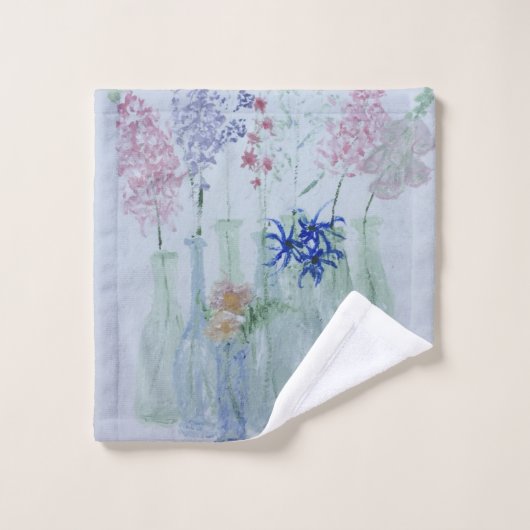 Wildblumen Wilde Blume Badhandtuch Set (Waschlappen)