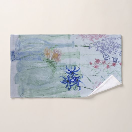 Wildblumen Wilde Blume Badhandtuch Set (Handtuch)