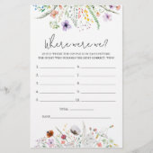 Wildblumen, wo wir Brautparty spielen (Vorderseite)