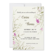 Wildblumen, wunderschöne Blume, von Hand gezeichne