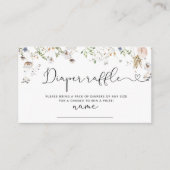 Wildblumen-Würfel Verlosung der Karte (Vorderseite)