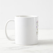 Wildblumen-Zitat-Sublimation Kaffeetasse (Links)