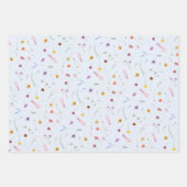 Wildblumen zu Blue Geschenkpapier Set (Vorderseite)