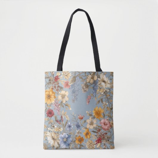 Wildblumen zu Blue Tasche (Vorderseite)