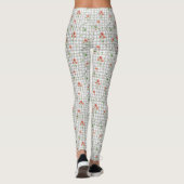 Wildblumen zu Silver Gingham Leggings (Rückseite)