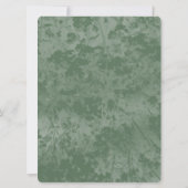 Wildblumen zum 50. Geburtstag Einladung (Rückseite)