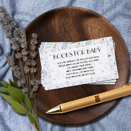 Wildblumen zum Blue Baby Showbucher Begleitkarte