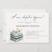 Wildblumen zum Brautparty buchen Neues Kapitel Einladung (Vorderseite)