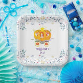 Wildblumen zum Geburtstag von Kürbisprinzessinnen Pappteller (Party)