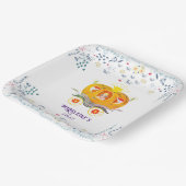 Wildblumen zum Geburtstag von Kürbisprinzessinnen Pappteller (Gewinkelt)