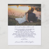 Wildblumen zum Hochzeitsfeiern (Rückseite)