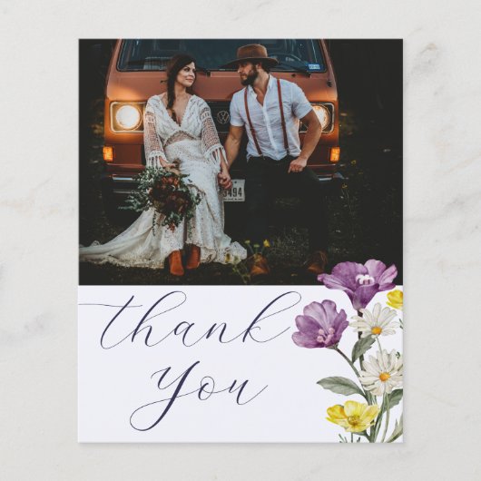 Wildblumen zum Hochzeitsfeiern (Vorderseite)