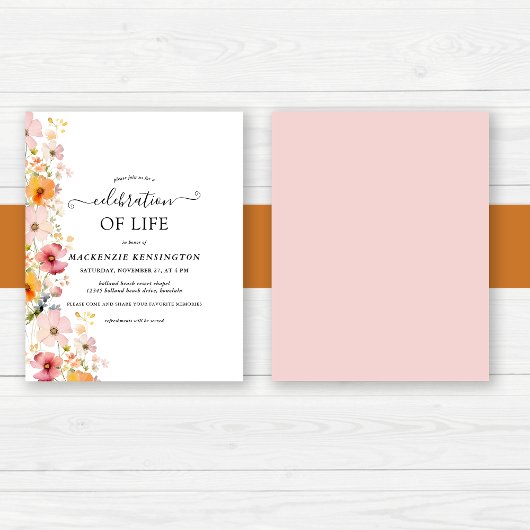 Wildblumen zum Lebensgedanken