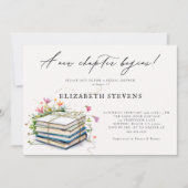 Wildblumen zum Thema Brautparty - Neues Kapitel Einladung (Vorderseite)